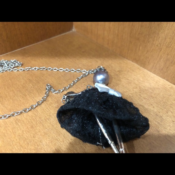 Statement Doll Necklace with Bow - Picture 6 of 6